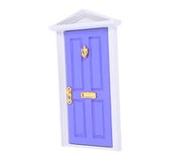 Mini Wooden Door Dollhouse: Fairy Door That Open - 1:12 Miniature Furniture Dollhouse Building Material - Fairy Garden Accessories