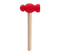 Mini Wooden Hammers - 5.31inch, Comfortable Design Kids Red Mallets Gavel Toy | Small Wooden Mallet for Fostering Multi-Sensory Learning and Overall Skill Development