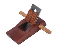 Mini Wooden Hand Planer, Wood Hand Planer Tool with Manganese Steel Blade, Compact Carpenter Plane for Detail Work and Narrow Spaces, Teakwood Handle for Woodworking DIY