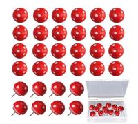 Mini Wooden Mushroom Push Pin, 30pcs Cute Thumb Nails Mushroom Thumb Tacks for Cork Board Photo Wall Drawing Pins Paper Memo Note Photo Office