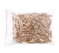Mini Wooden Pegs - 150pc Set for DIY Decorations, Cocktails, Clothes, Art, and Kids Play