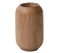 Mini Wooden Vase - Natural White Oak Home Vase Ornament for Decorative Display | Elegant Vase Decoration for Dinner Parties, Home Holidays, Wedding Planning and Centerpieces
