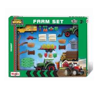 Maisto M12565F Mini Working Machines Super Farm Set FENDT die cast Model, Green