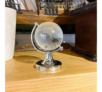 Mini World Globe Crystal balls Glass paperweight,paper weights desk ornaments,Office Home Decor,small ornaments,geography teacher gifts,Miniature Crystal Ball Sphere Display,Round Earth globes World