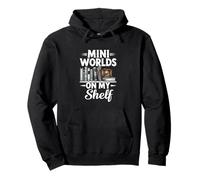 Mini Worlds On My Shelf Book Nook Reader Collector Pullover Hoodie