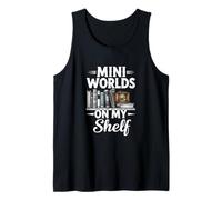 Mini Worlds On My Shelf Book Nook Reader Collector Tank Top