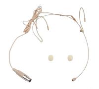 Mini XLR 4 Pin TA4F Head Worn Dual Earhook Headset Microphone, For Professional Vocal Performance For Shure