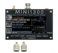 Mini1300 4.3 Antenna Analyzer with 0-1300MHz Range for SWR R Z + and Return Loss in Digital or Curve Format