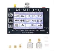 Mini1300 Vector Network Analyzer 0.1-1300MHz HF VHF UHF Device with for sma Calibration Set for Radio Scanner Testing Compact Metal Housing