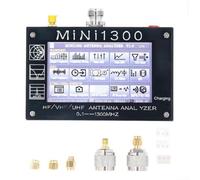 Mini1300 Vector Network Analyzer 0.1-1300MHz VNA with for sma Calibration Kit - HF VHF UHF Antenna Tester SWR Meter for Ham Radio