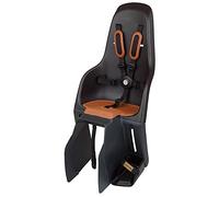 MINIA for Carrier 8405700001 - Rear bicycle child seat assembled on the luggage carrier, recommended age of 9 months to 6 years and maximum weight of 22kg in black.