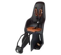 MINIA for Frame 8405600001 - Rear bicycle child seat assembled on the frame, recommended age of 9 months to 6 years and maximum weight of 22kg in black.