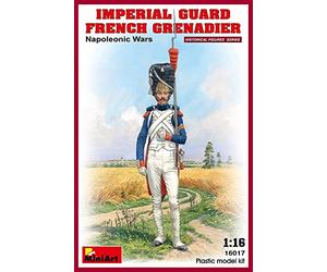 Miniart 1:16 Scale Imperial Guard French Grenadier Napoleonic Wars Plastic Model Kit