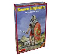 MiniArt Mini Art 16005 1:16 Figure Roman Legionary 1st Century AD Faithful Replica Model Building Plastic Kit Craft Hobby Gluing Model Kit Assembly Unpainted
