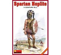 Miniart 1:16 Scale Spartan Hoplite V century B.C. Plastic Model Kit (Grey)
