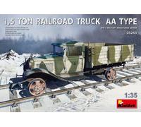 Miniart 1:35 1.5 Ton Railroad Truck AA Type Model Kit