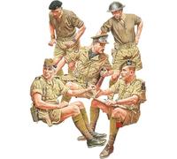 MiniArt Plastic Model Kit British Jeep Crew 35469 1:35 Scale Figures - Special Edition