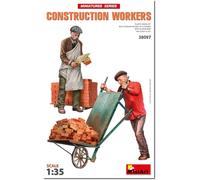MiniArt Figure Set – Construction Workers MA38097 – 1:35 Scale – With Accessories