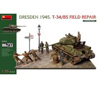 Miniart 1:35 - Dresden 1945. T34/85 Field Repair Big Set
