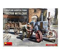 Miniart 1:35 - European Agricultural Tractor w/Cart