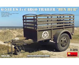 Miniart 1:35 - G-518 US 1t Cargo Trailer "Ben Hur"