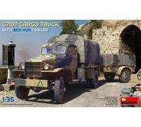 MIN35372 - Miniart 1:35 - G7107 1,5t 4x4 Cargo Truck with Trailer