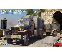 Miniart 1/35 G7107 1,5t 4x4 Cargo Truck with Trailer # 35372