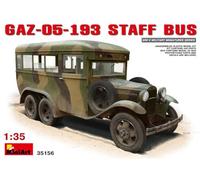 MiniArt 35156 1:35 GAZ-03-30 Model 1938 Bus - Faithful Replica, Model Building, Plastic Kit, Crafts, Hobby, Gluing, Model Kit, Assembly, Unpainted