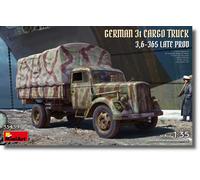 MIN35459 - Miniart 1:35 - German 3t Cargo Truck 3,6-36s Late Prod