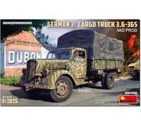 Miniart 1:35 - German 3t Cargo Truck 3,6-36s Mid Prod