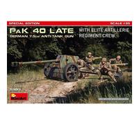 Miniart 1:35 - German 7.5 PaK 40 Late w/Elite Crew