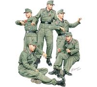 MiniArt Model Kit 1:35 - German AFV Crew MA35415 - Special Edition (Molded Color)