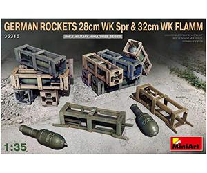 Miniart 1: 35 - German Rockets 28cm WK Spr & 32cm WK Flamm