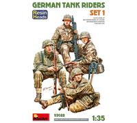MiniArt 1/35 German Tank Riders Set 1 With Resin Heads - 53022