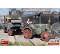 Miniart 1:35 - German Tractor D8511 Mod 1936 w/Trailer