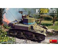 Miniart 1/35 M3 Stuart Diesel Early Prod # 35417