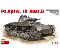 Miniart 1/35 Panzer Iii Ausf.D Plastic Model