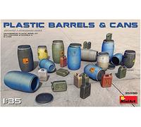 Miniart 1: 35 - Plastic Barrels & Cans