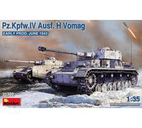MiniArt Plastic Model Kit Pz.Kpfw. IV Ausf. H Vomag Early Prod 1:35 Grey MIN35302