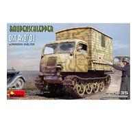 Miniart 1:35 Raupenschlepper Ost RSO/01 w/ Wood Shelter Military Model Kit 53048