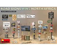 1:35 Miniart Road Signs Ww2 North Africa Kit MA35604 Model