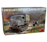 Miniart 1:35 - RSO/01 Early Prod, w/ 7.5cm Pak 40 & Crew