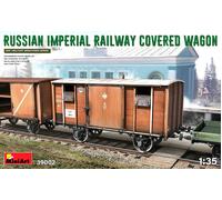 Miniart 1:35 Russian Imperial Railway Covered Wagon Model Kit