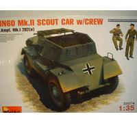 Miniart 1:35 Scale Dingo Mk II Pz.Kpfw.Mk I 202(e) w/Crew Plastic Model Kit