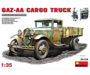 Miniart 1:35 Scale GAZ-AA Cargo Truck Plastic Model Kit