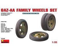 Miniart 1:35 Scale GAZ-AA Family Wheels Set Plastic Model Kit