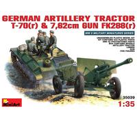 Miniart 1:35 Scale German artillery tractor T-70 & 7.62cm gun FK288 (US IMPORT)