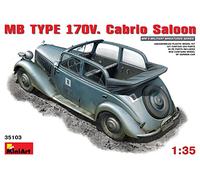 Miniart 1:35 Scale German Staff Car 170V Plastic Model Kit