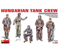 Miniart 1:35 Scale Hungarian Tank Crew Plastic Model Kit