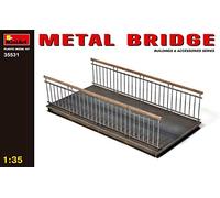 Miniart 1:35 Scale Metal Bridge Plastic Model Kit, Small